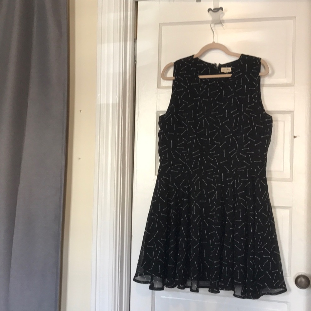 Maison Jules Fit Flare Arrow Dress